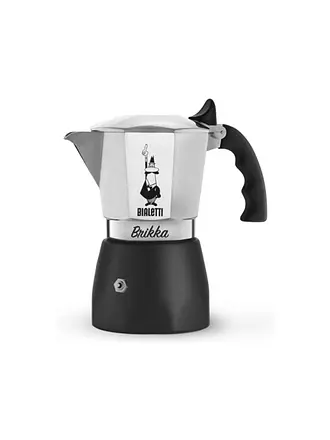 BIALETTI | Espressokocher BRIKKA 2 tazze Alu / Nero |